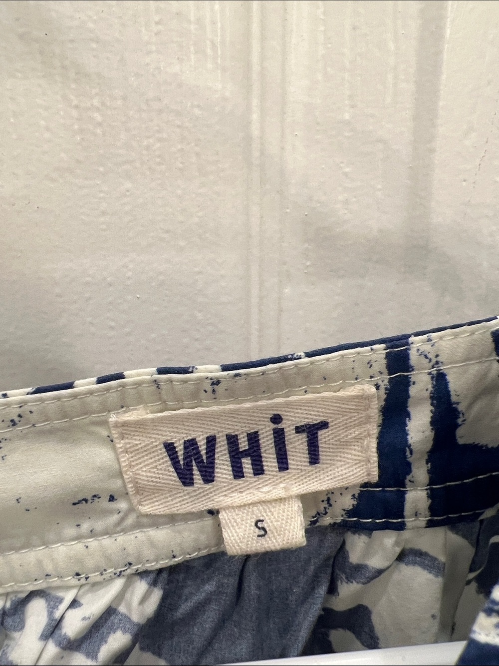 WHIT Blue and White Matisse-like Print Dress - Picture 5 of 10